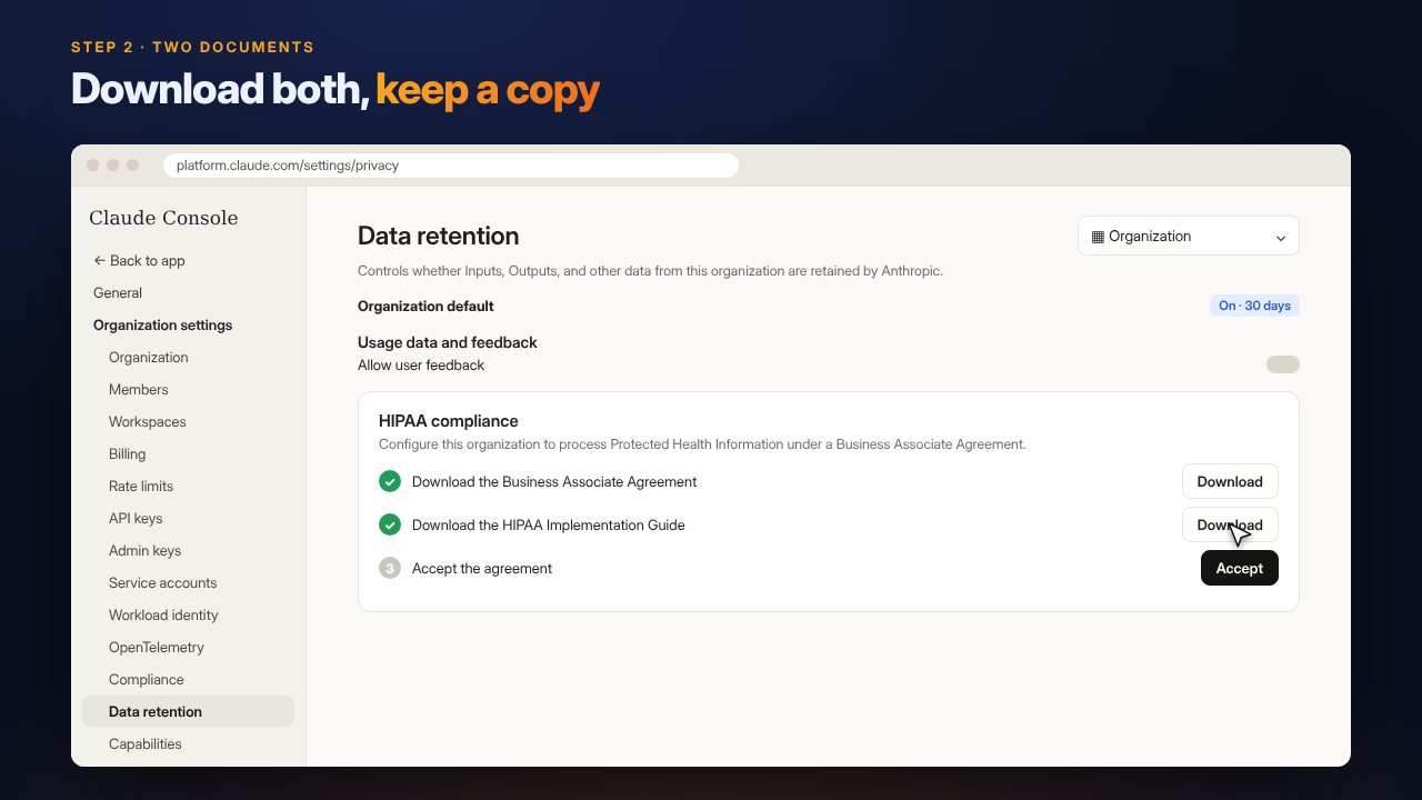 Downloading the two documents